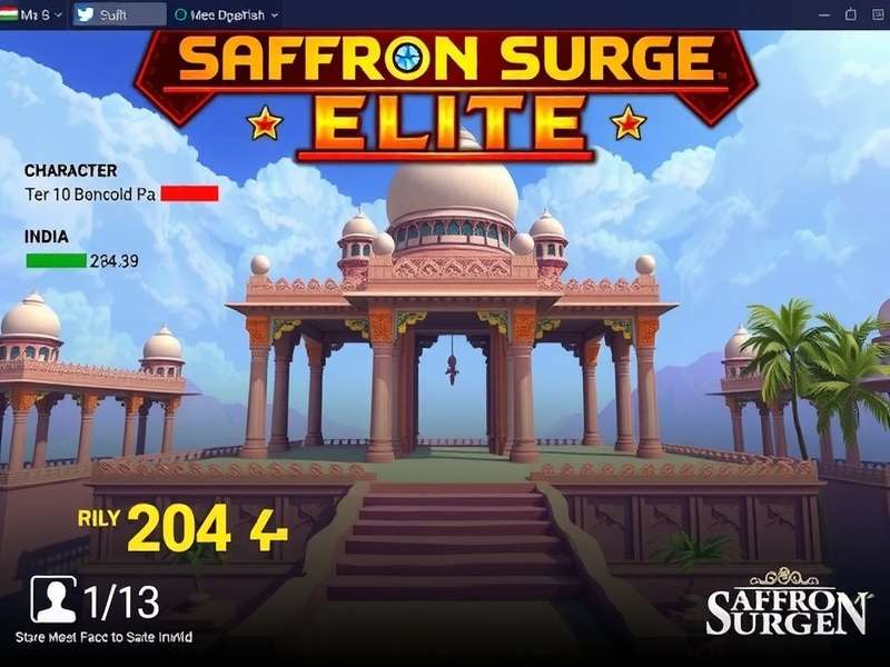 Saffron Surge Elite character selection screen